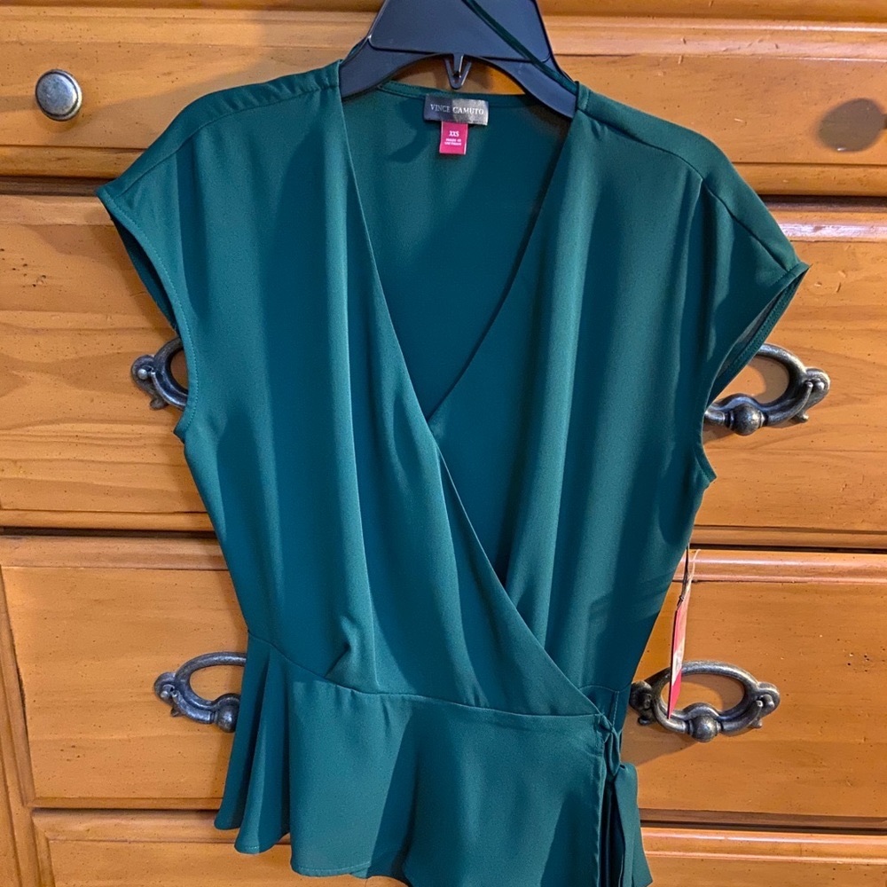 Vince Camuto Tops with Draped Side XXS